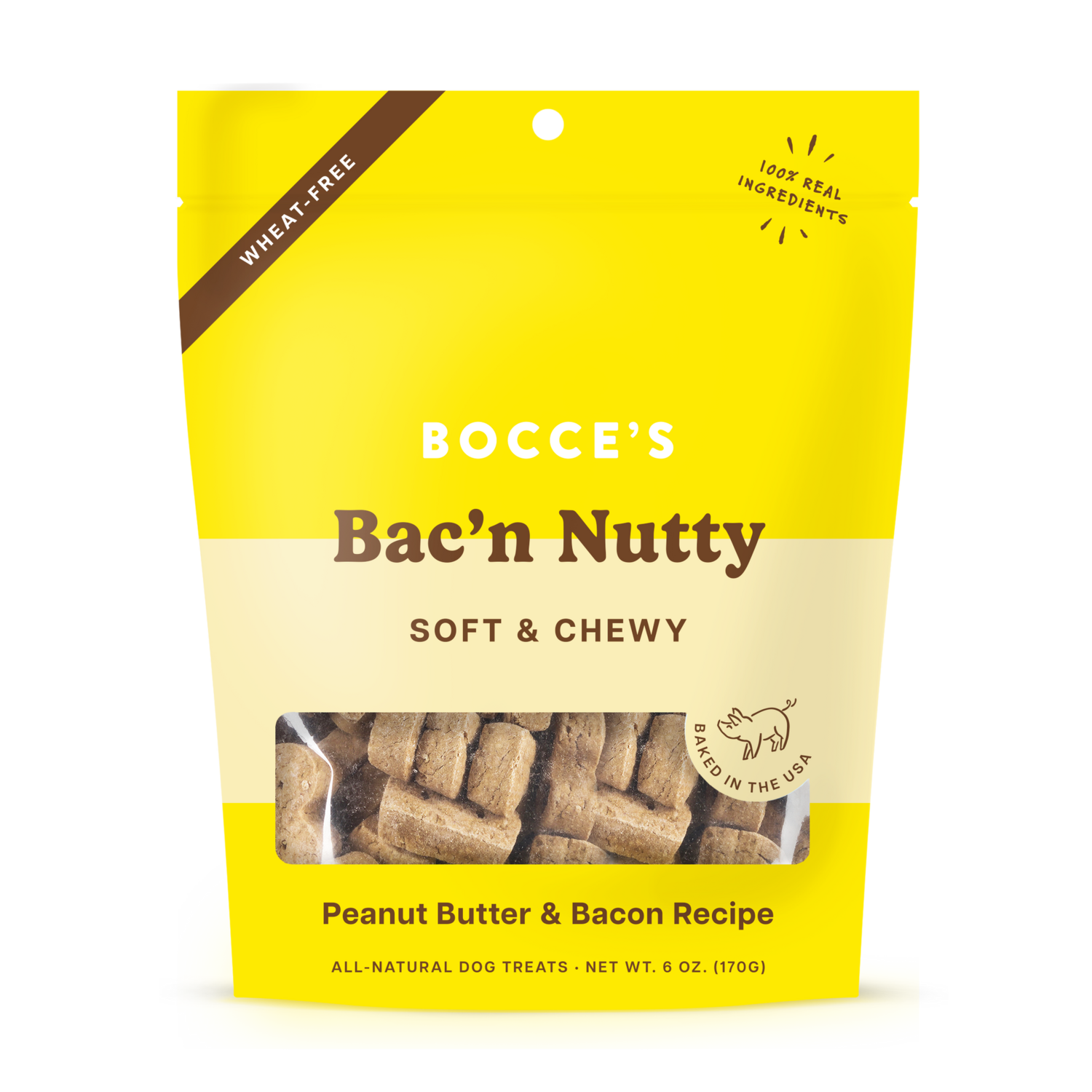 Bocce&#39;s Bakery Bac&#39;n Nutty Soft &amp; Chewy