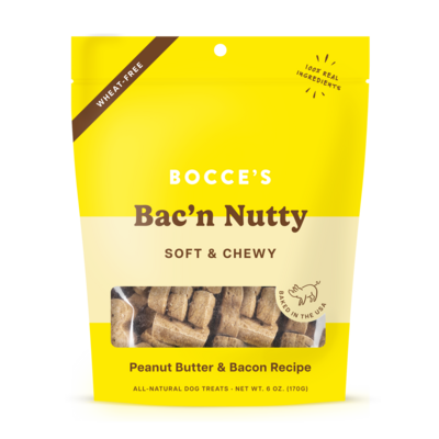 Bocce&#39;s Bakery Bac&#39;n Nutty Soft &amp; Chewy