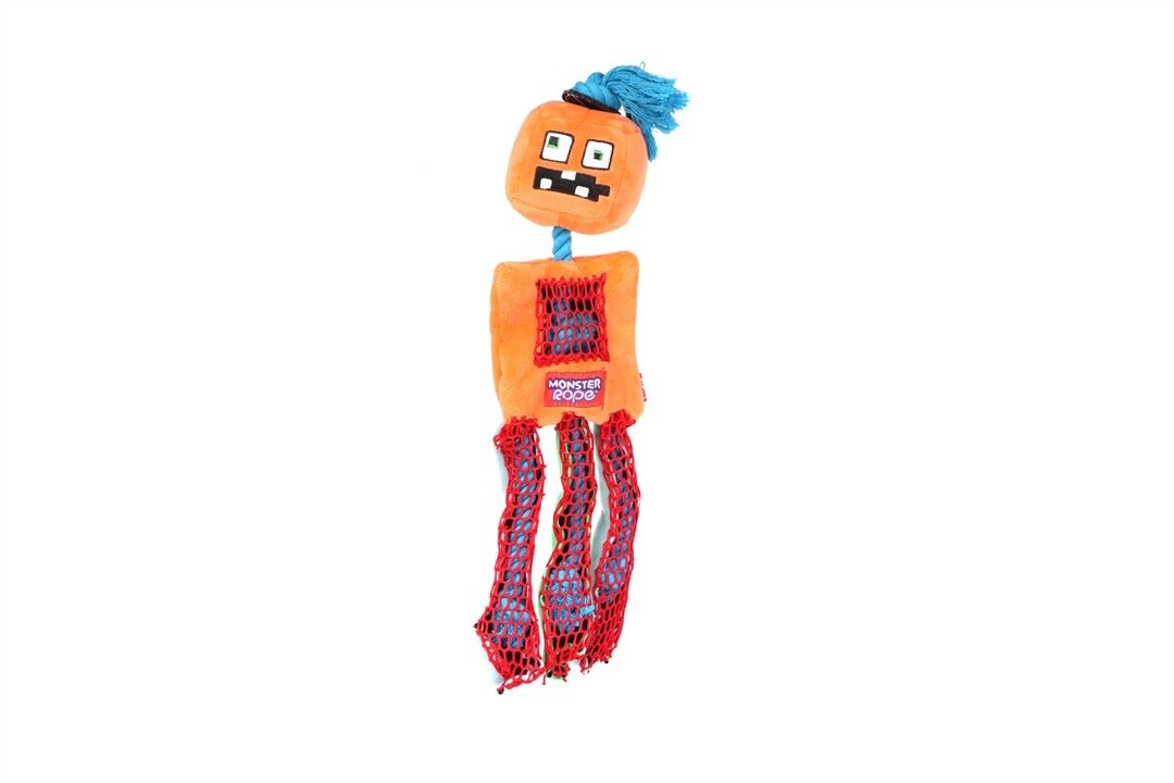 GiGwi Monster Rope Dog Toy, Colour: Orange