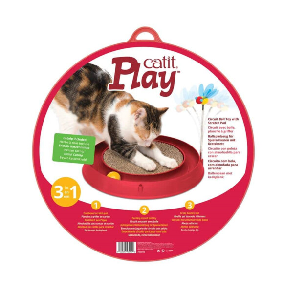 Catit Play &amp; Scratch, Colour: Red