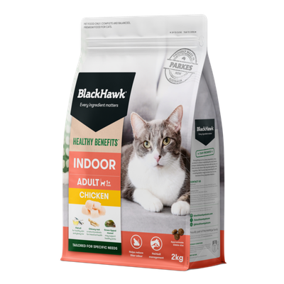 Blackhawk Healthy Benefits Cat Indoor Chicken, Bag Size: 2kg