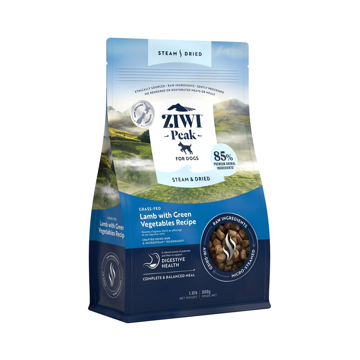 Ziwi Peak Dog Steam &amp; Dried Lamb