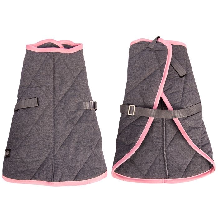 Nightsleeper Quilted Jacket Charcoal &amp; Pink