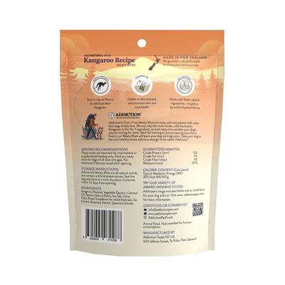 Addiction Meaty Bites Dog Treats Kangaroo