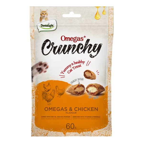 Dentalight Cat Treat Omegas &amp; Chicken