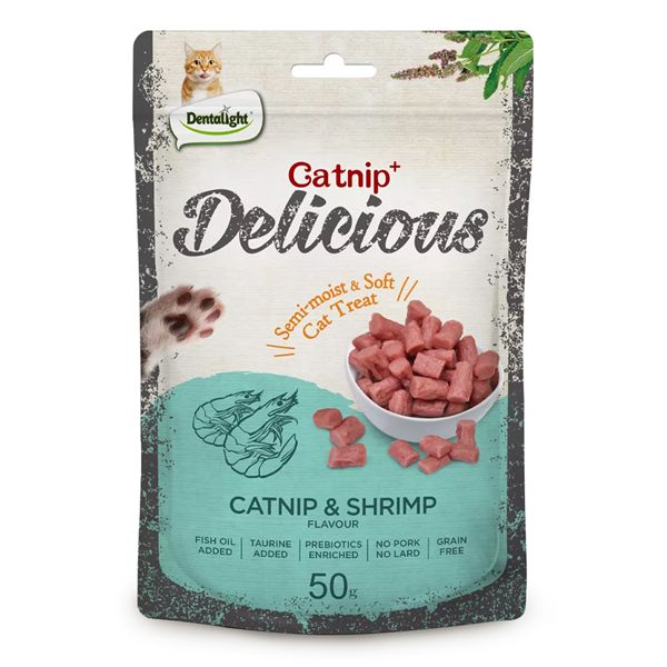 Dentalight Cat Treat Catnip &amp; Shrimp