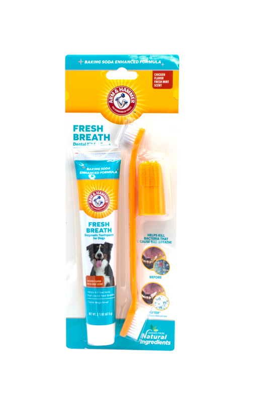 Arm &amp; Hammer Fresh Breath Dental Kit for Dogs Chicken