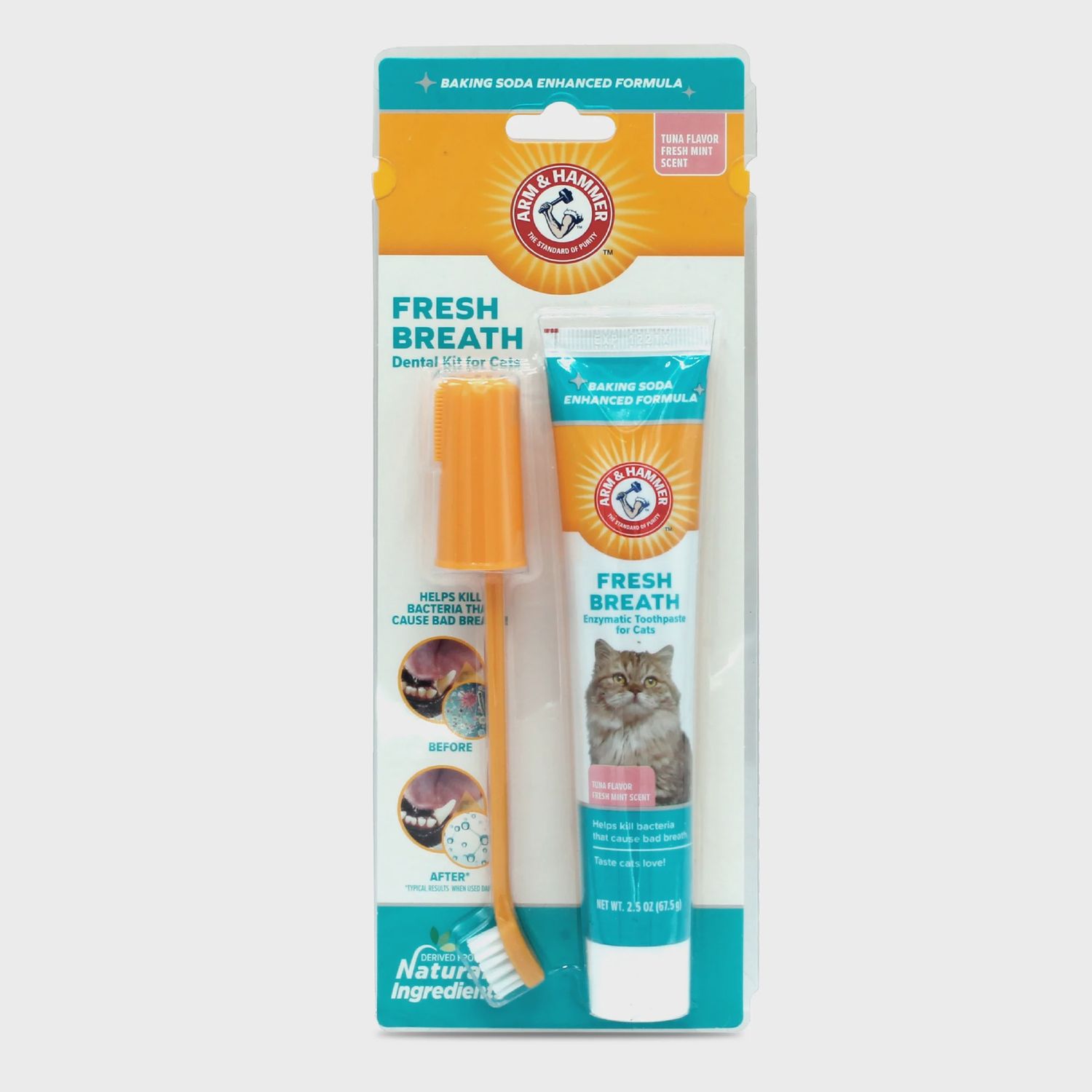Arm &amp; Hammer Fresh Breath Dental Kit for Cats Tuna