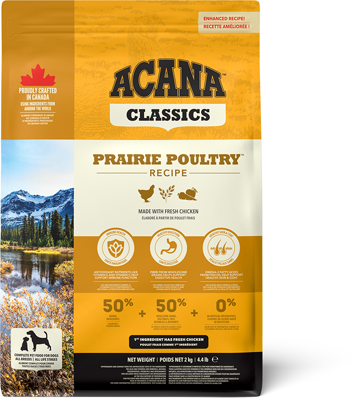 Acana Dog Classics - Prairie Poultry, Bag Size: 2kg