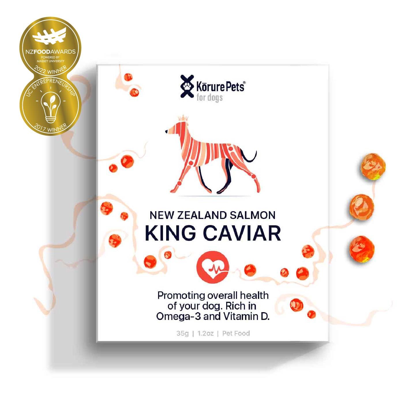 Korure Pets Salmon Caviar for Dogs