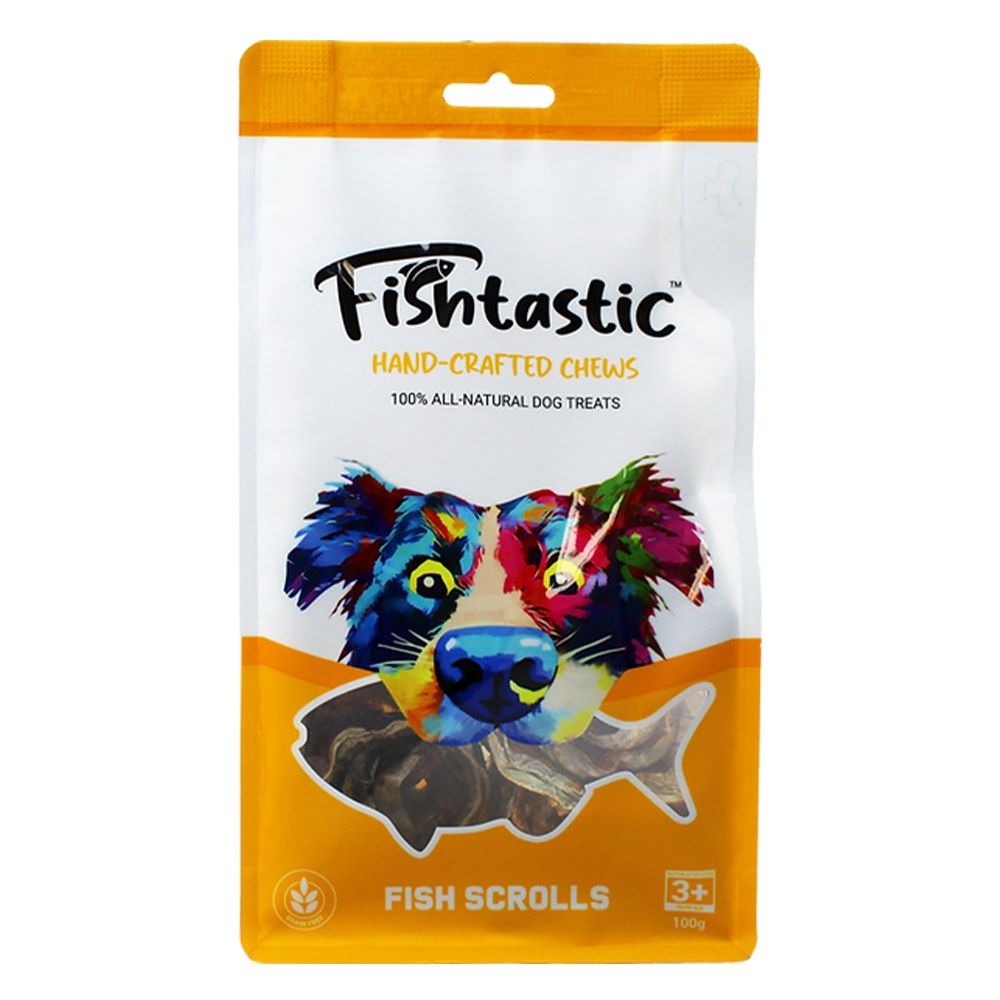 Fishtastic Dog Chews Fish Scrolls
