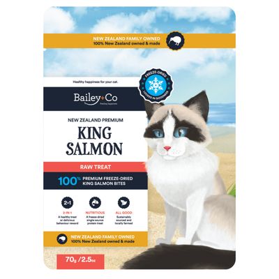 Bailey+Co Cat Treats King Salmon