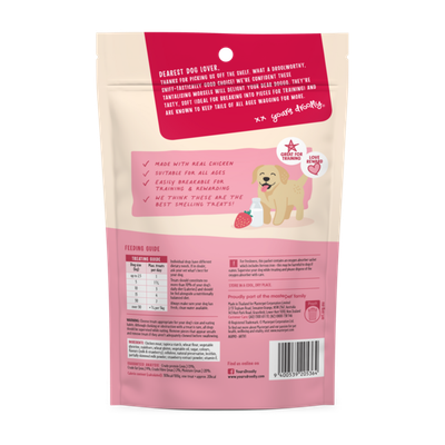 Yours Droolly Double Delights Milk & Strawberry