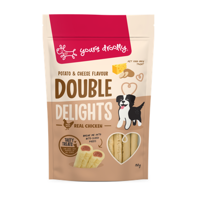 Yours Droolly Double Delights Potato &amp; Cheese