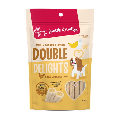 Yours Droolly Double Delights Milk &amp; Banana