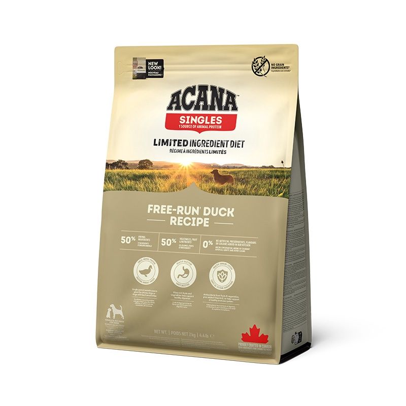 Acana Dog Singles - Free Run Duck, Size: 2kg