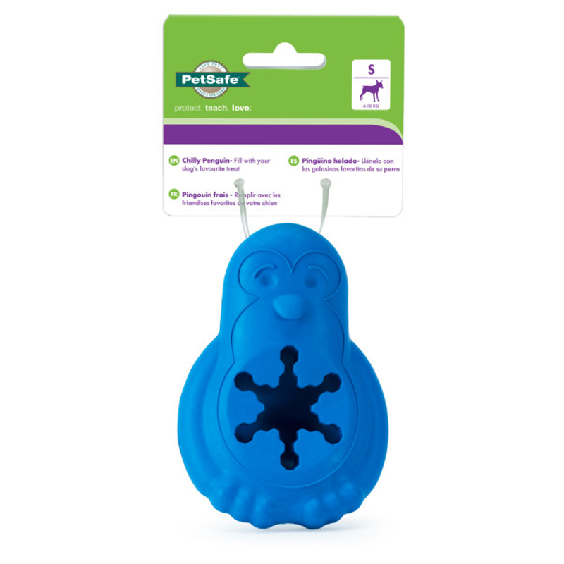 PetSafe Chilly Penguin Freezable Treat Toy, Size: Small