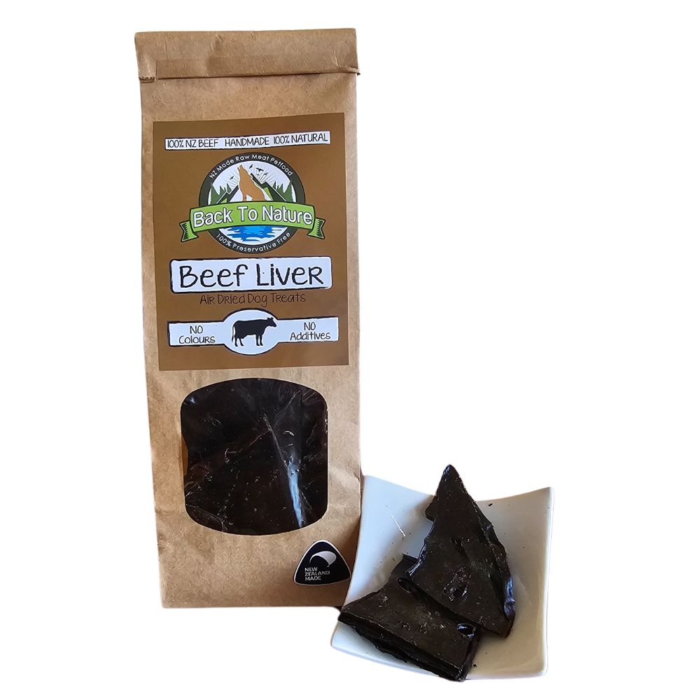 Back To Nature - Natural Dried Treats, Flavour: Beef Liver