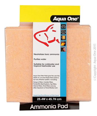 Aqua One Ammonia Pad Self Cut Filter Pad