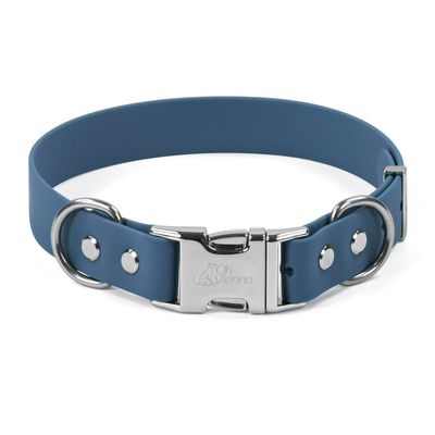 Oh Vienna Waterproof Collar Charcoal Blue
