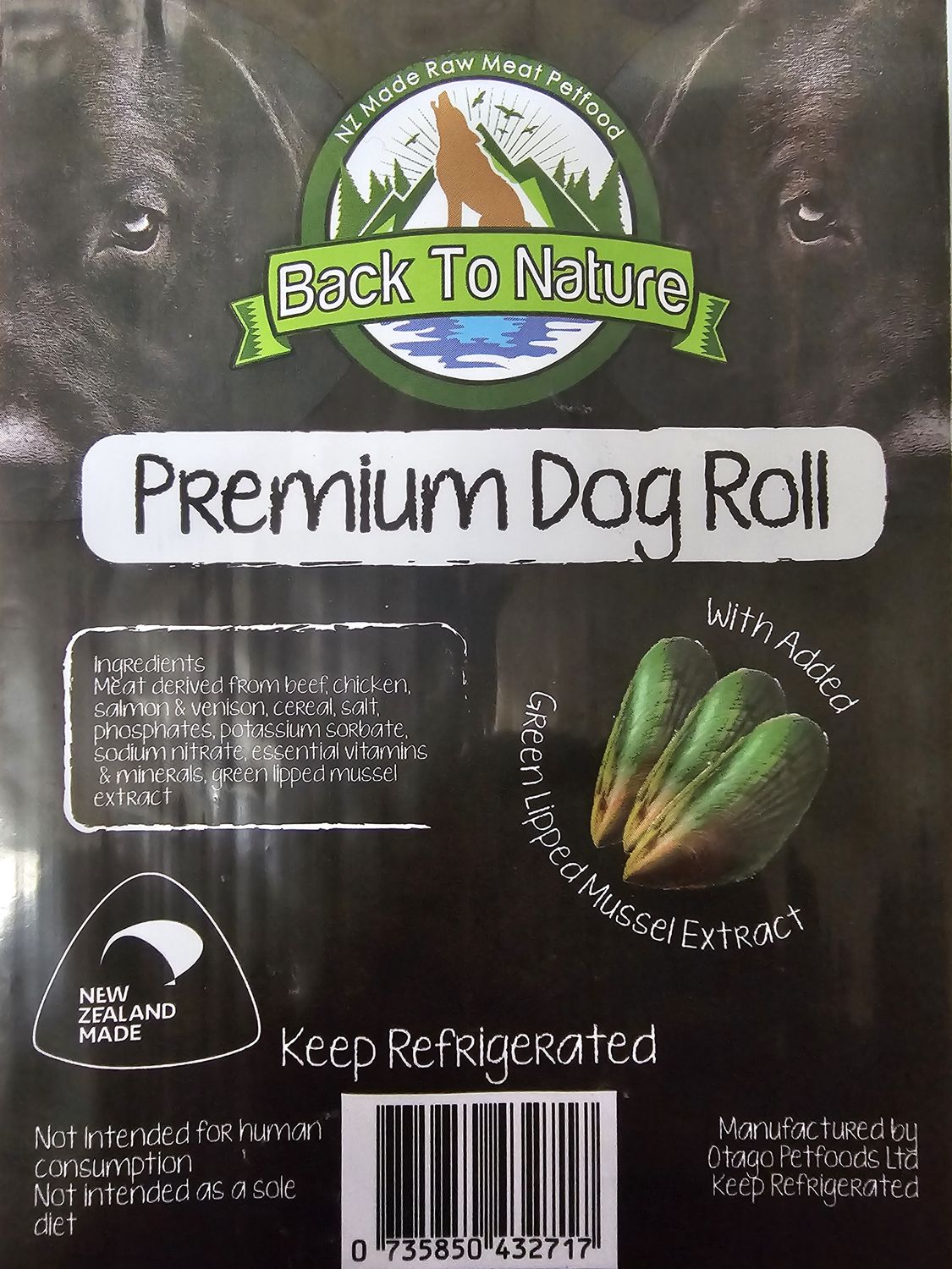 Back To Nature Dog Roll - Premium 3kg