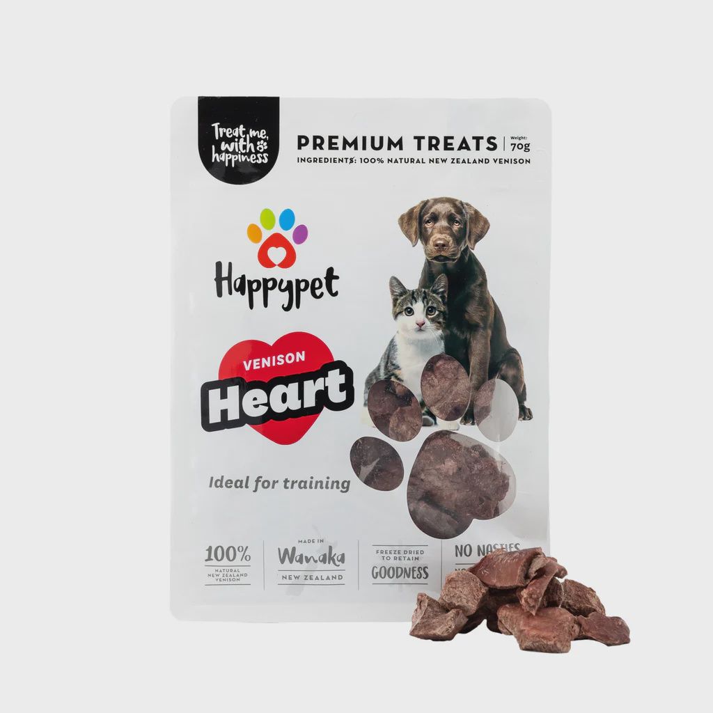 Happy Pet Venison Heart Treats