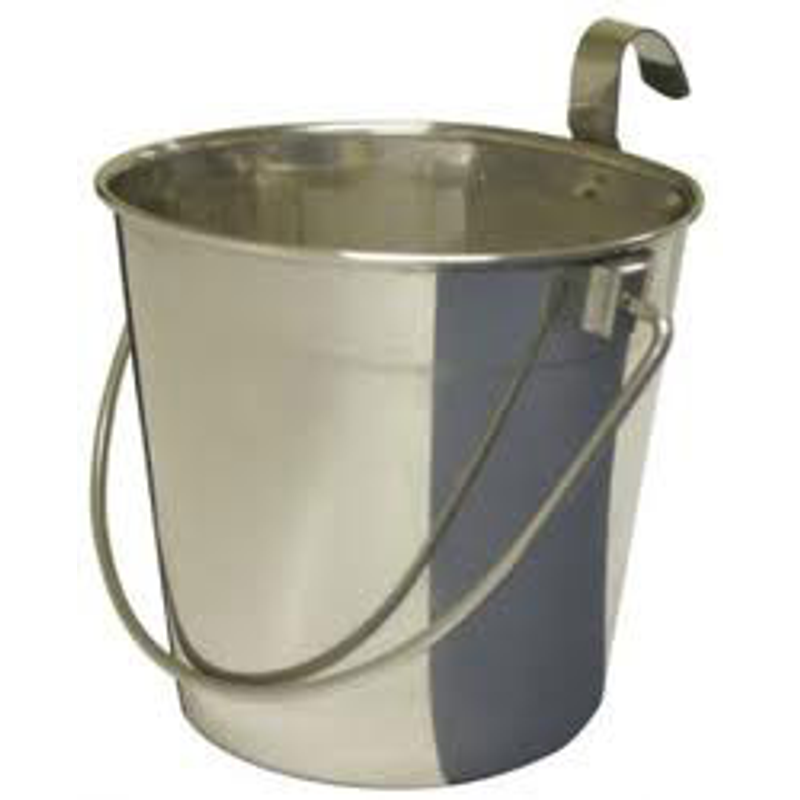 Bucket Flat Sided with Hook