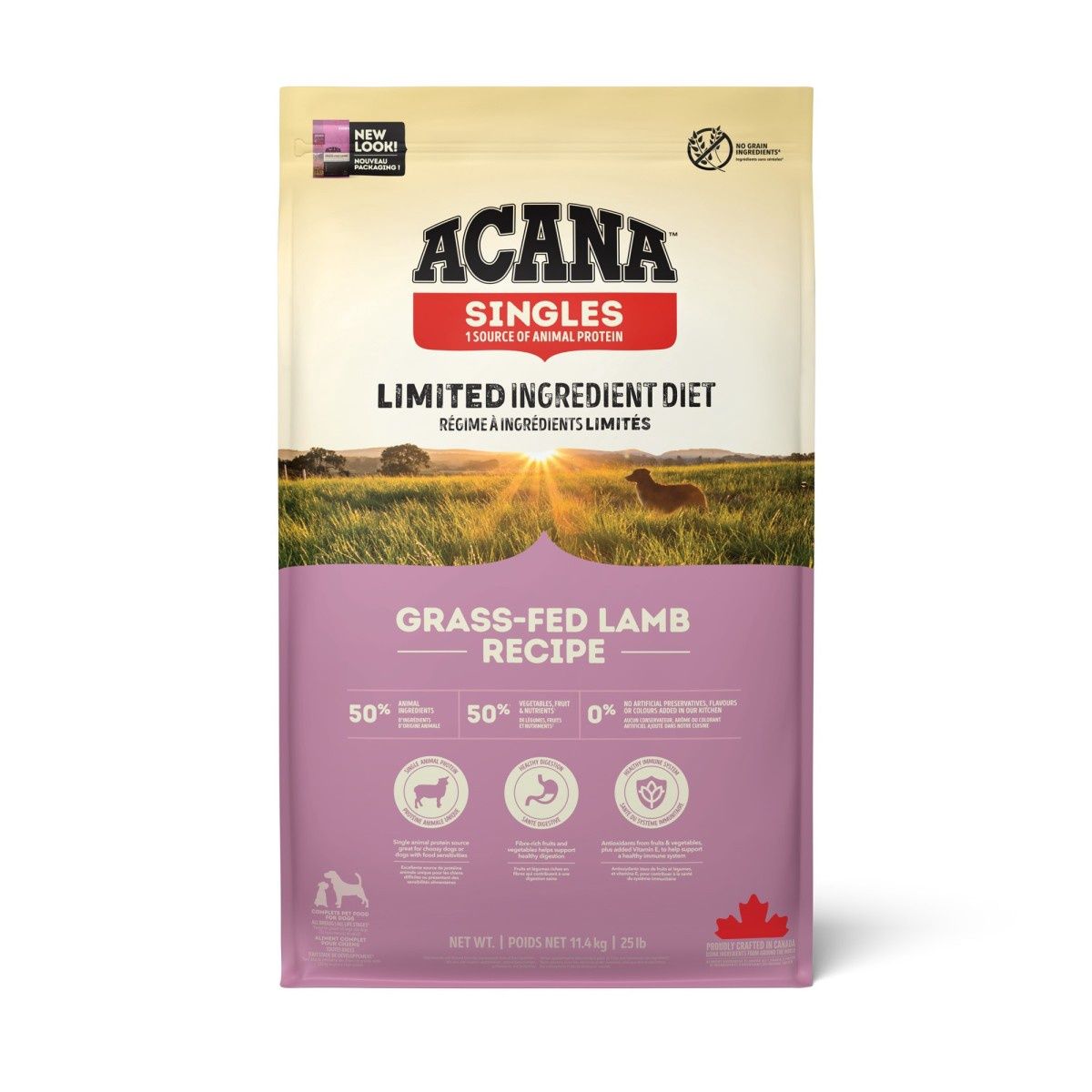 Acana Dog Singles Grass Fed Lamb