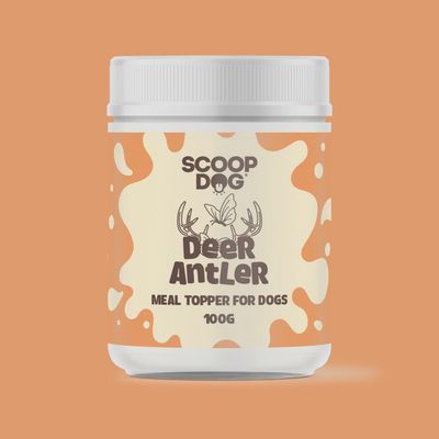 Scoop Dog Meal Topper Deer Antler