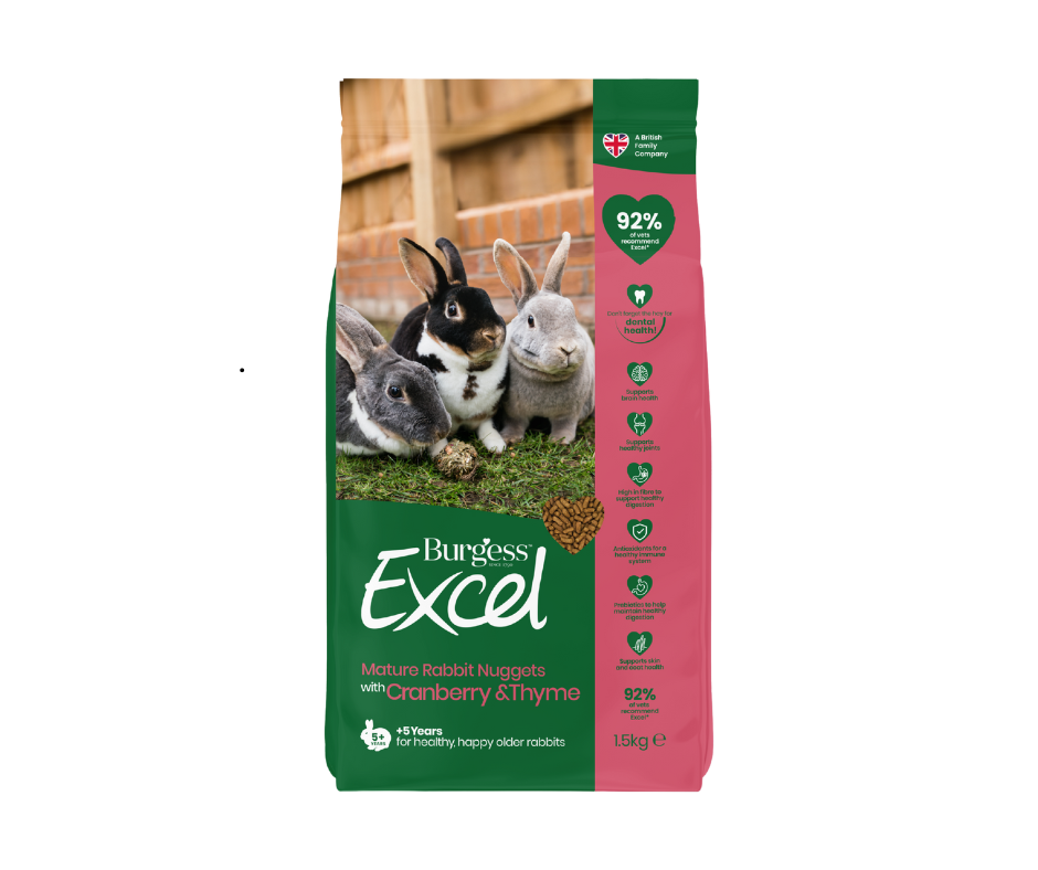 Burgess Excel - Mature Rabbit Nuggets with Cranberry