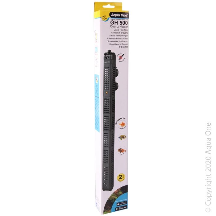 AquaOne  Quartz Glass Heater, Size: GH 300 (300w)