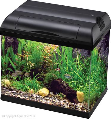 Aqua One EcoStyle 42 Rectangular Aquarium (black) 28L