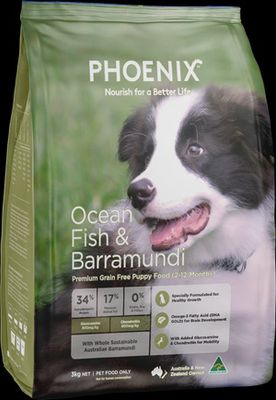 Phoenix Dog Ocean Fish Puppy Food
