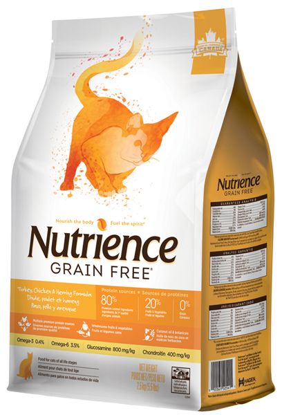 Nutrience Cat Grain Free Turkey, Chicken &amp; Herring