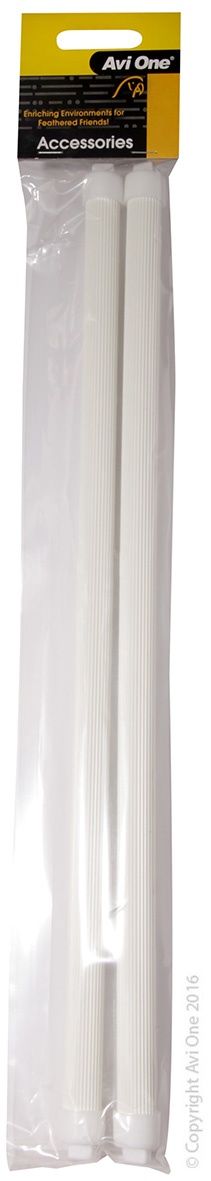 Avi One Plastic Perch - Suit 320 Series Cage 34cmx12mm (2pk)