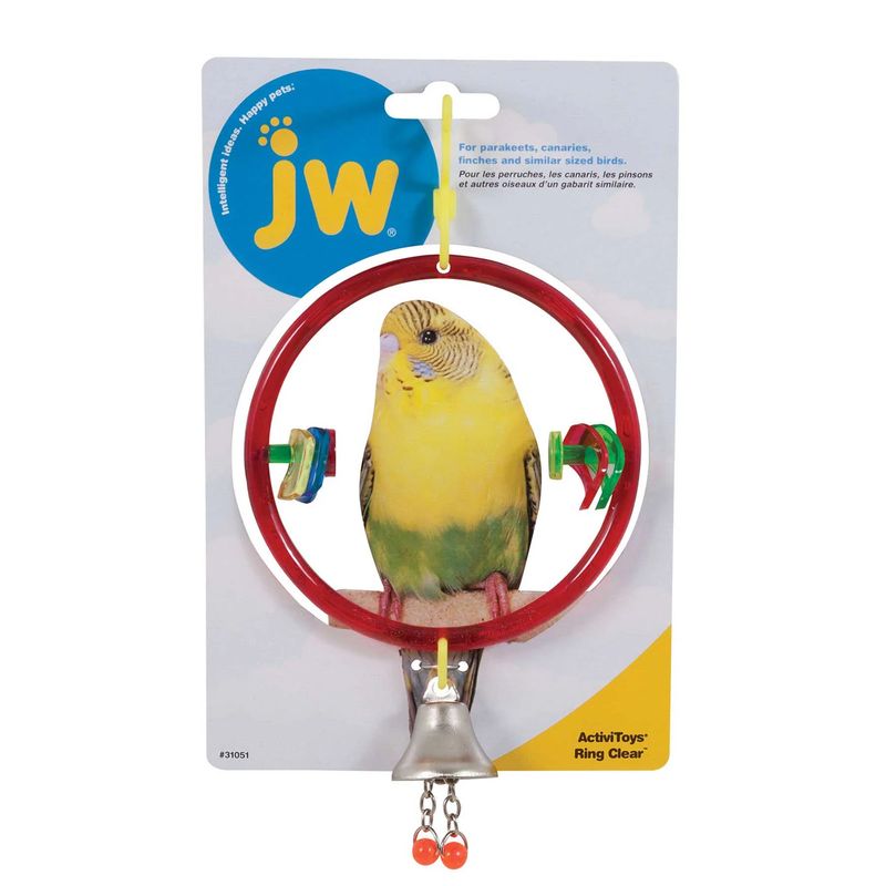 JW ActiviToy Ring Clear