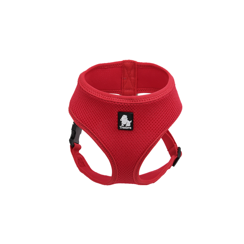 True Love Soft Mesh Harness Red