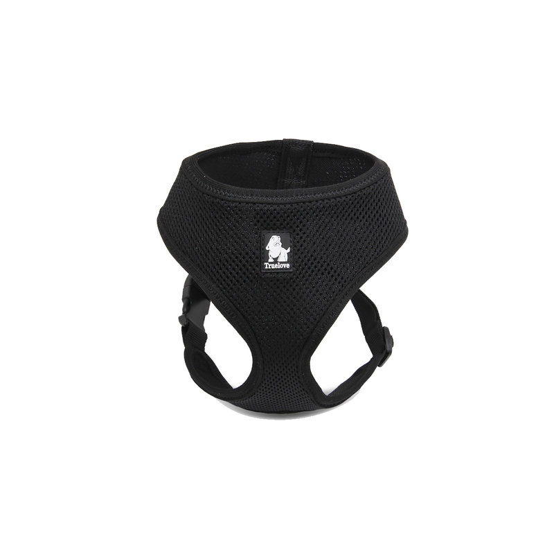 True Love Soft Mesh Harness Black
