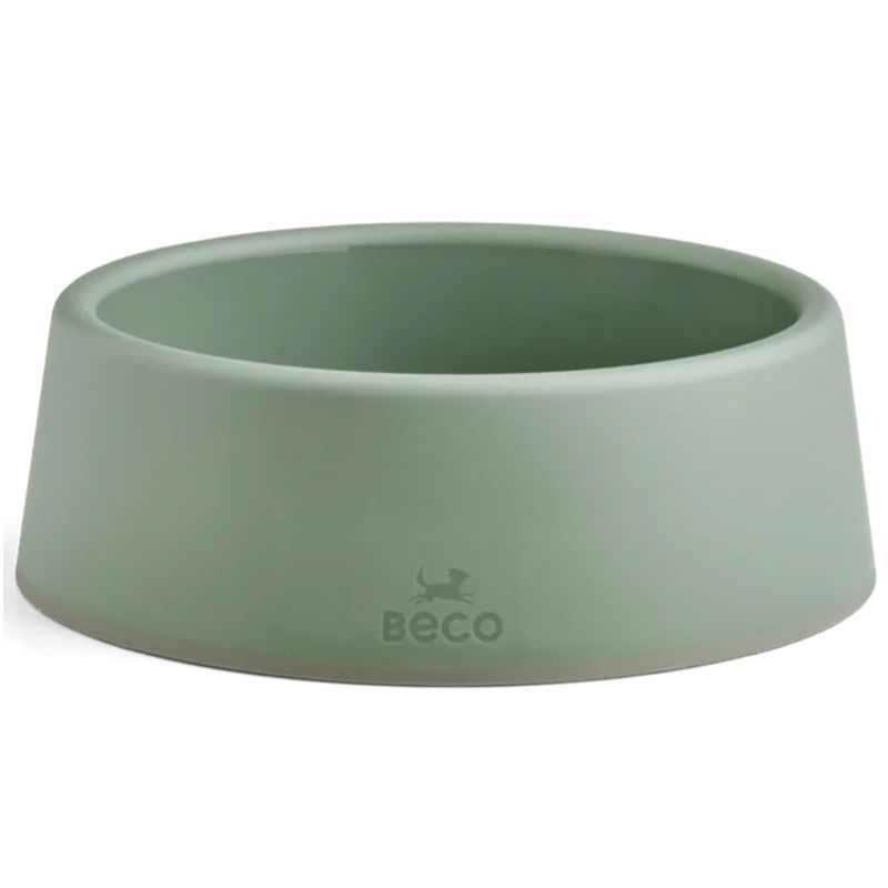 Beco Steady Dog Bowl Olive Green