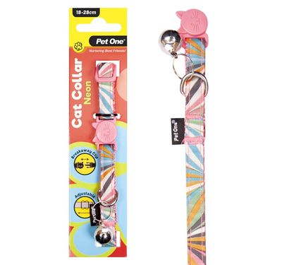 Pet One Cat Collar Neon