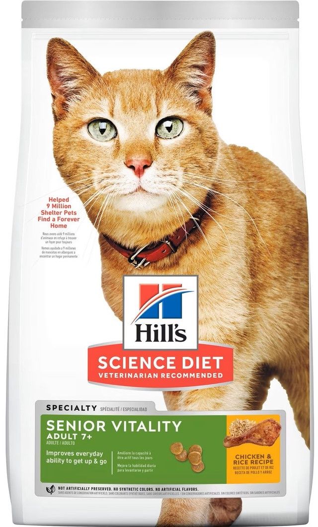 Hills Feline Senior Vitality 7y 1.36kg