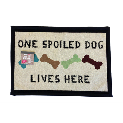 Tapestry Placemat &quot;One Spoiled Dog Lives Here&quot;