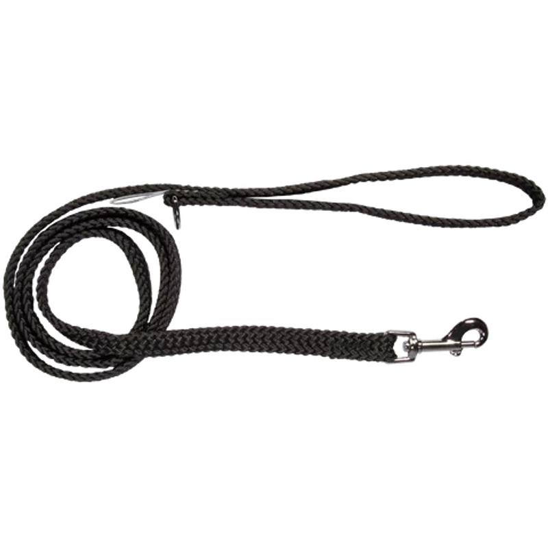 Double Nylon Webbing Lead Black 10mmx120cm