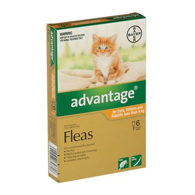 Advantage For Cats, Kittens &amp; Rabbits (Under 4kg)