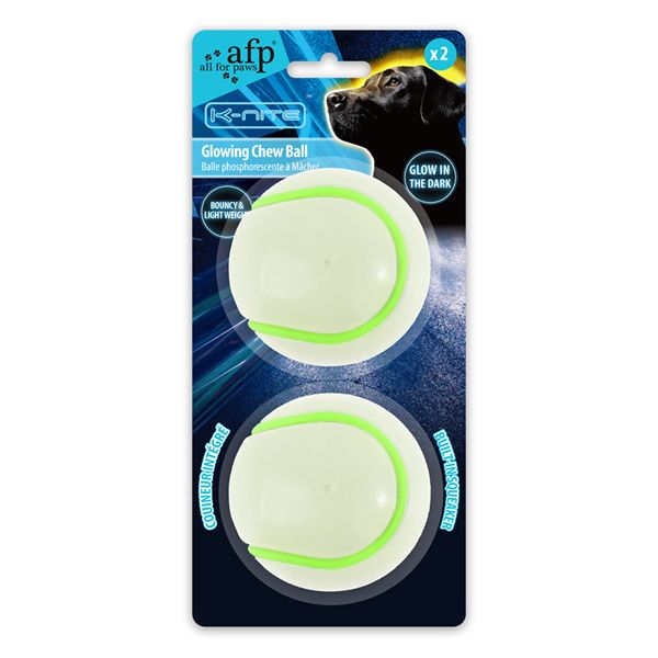 AFP K-Nite Glowing Tennis Ball 2pk