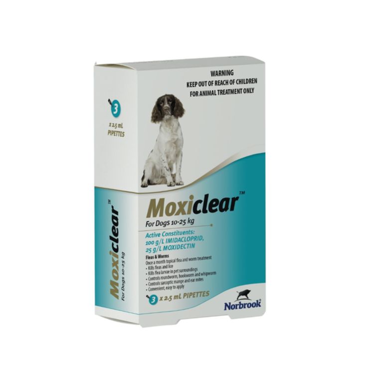 Moxiclear Dog 10-25kg