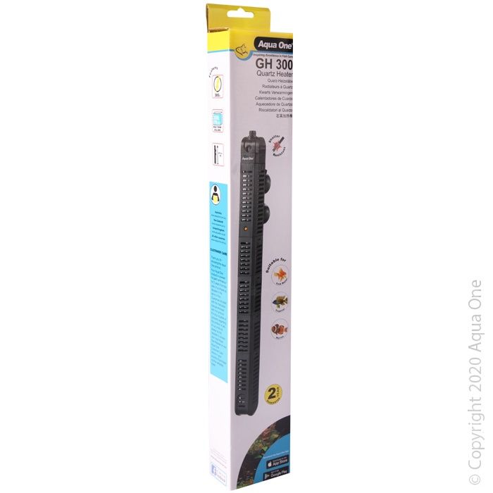 AquaOne 300w GH 300 Quartz Glass Heater