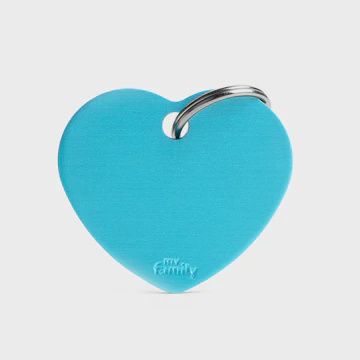 My Family Basic Heart Light Blue