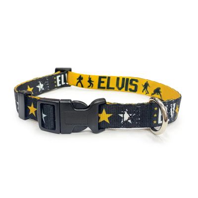 Elvis Dancing Black &amp; Gold Collar