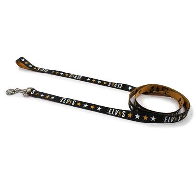 Elvis Dancing Black &amp; Gold Lead 183cm